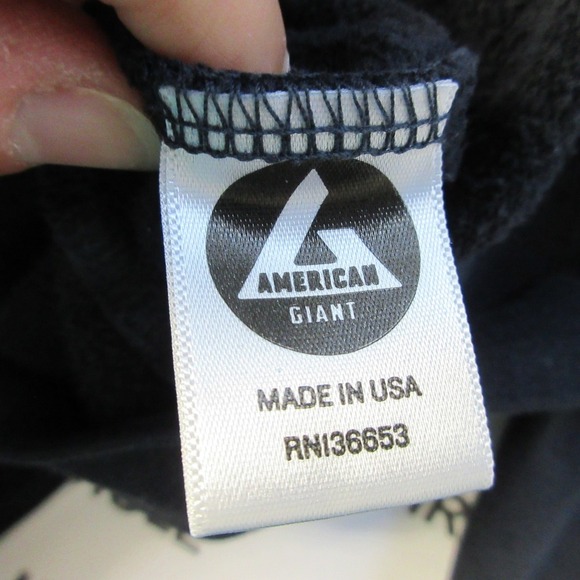 American Giant Full Zip Hoodie Women M Blue Cotton Blend Athletic Lounge 554 - Picture 3 of 11